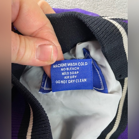 Vintage Honolulu Sharks Starter Hawaii 90s Winter Baseball Snap Jacket Mens XL - Picture 13 of 16